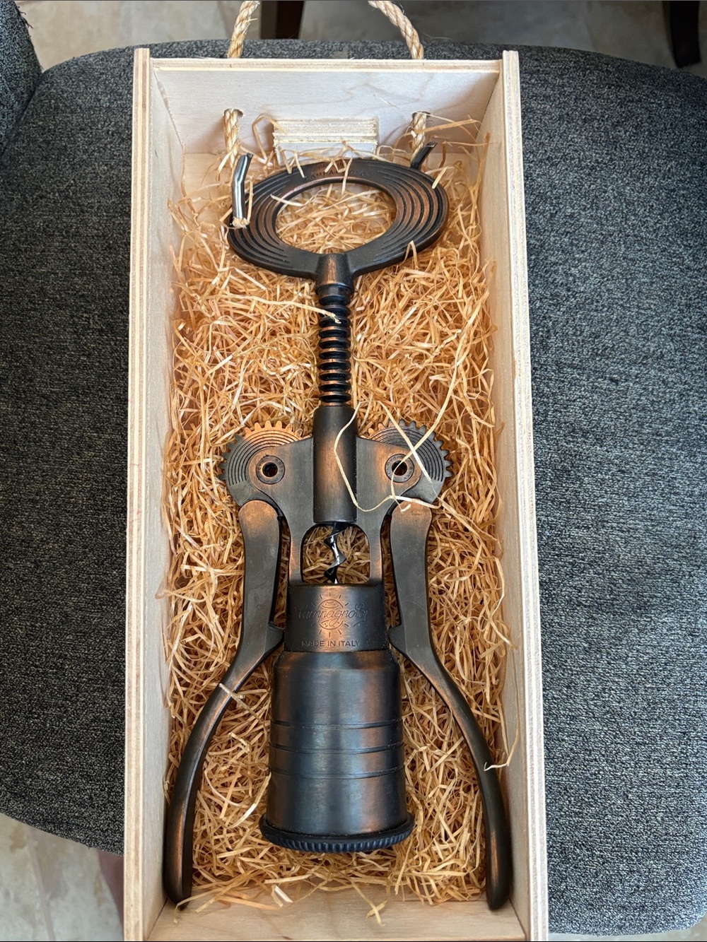 New in original box Campagnolo Il Cavatappi Big Bronze Cork Screw